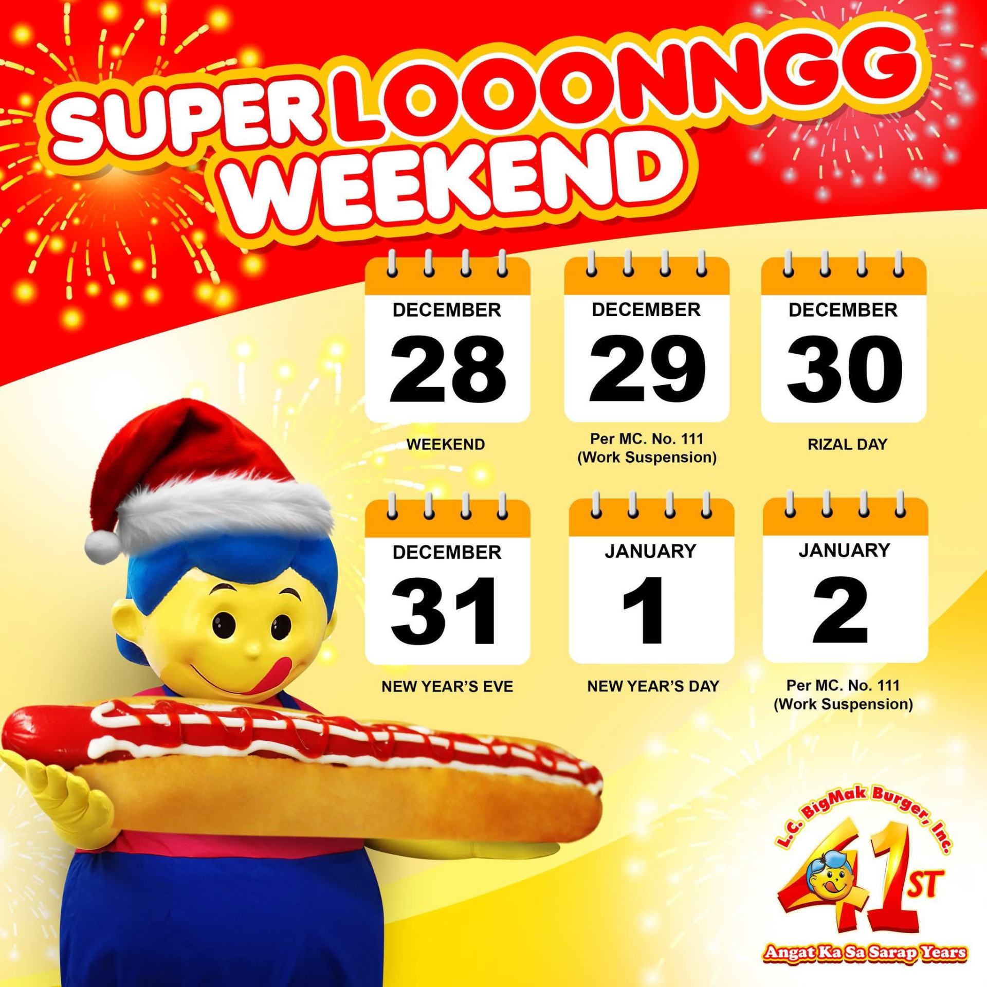 Current LC Big Mak long weekend post